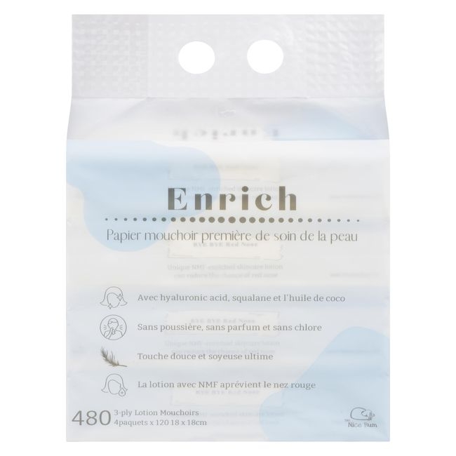 Enrich Lotion Facial Tissue - Family Pack