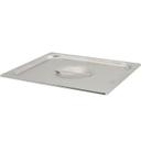 75120 Super Pan V Stainless Steel Half Size Solid Cover for Steam Table Pan, 12.76 x 10.44 x 1.125 in