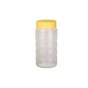 4961-1308 Traex Dripcut Clear Dredge with Large Hole Yellow Lid, 16 oz