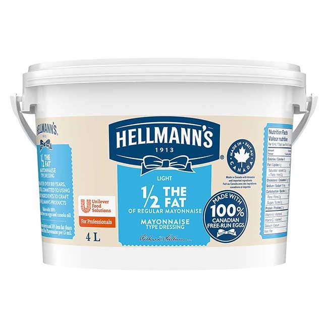 1/2 the Fat Mayonnaise Pail