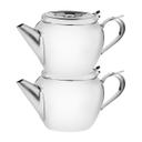 18/8 Stainless Steel Apple Shape Stackable Teapot with Strainer