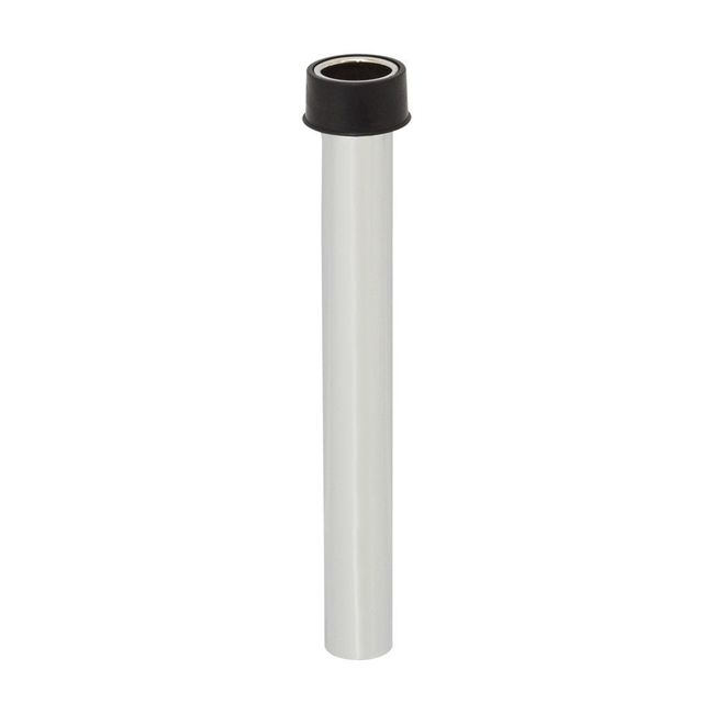 Brass Nickel-Plated Overflow Tube with Neoprene Stopper