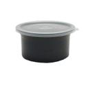 30003 Classic SAN Black Crock with Lid, 0.6 qt Capacity