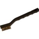 4127000 Flo-Pac Polypropylene Black Utility Brush with Brass Bristles, 7 in Long