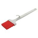 4040505 Sparta Red 3 in Silicone Bristle Basting Brush, 9.75 in Length