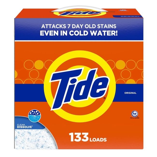 133 Loads Laundry Detergent Powder