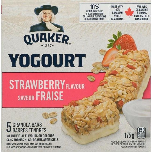 Strawberry Yogourt Granola Bar