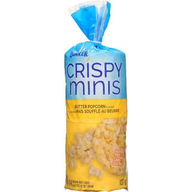 Crispy Minis Butter Popcorn Flavour Large Brown Rice Cakes