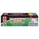 Clear Drawstring Multipurpose Bag