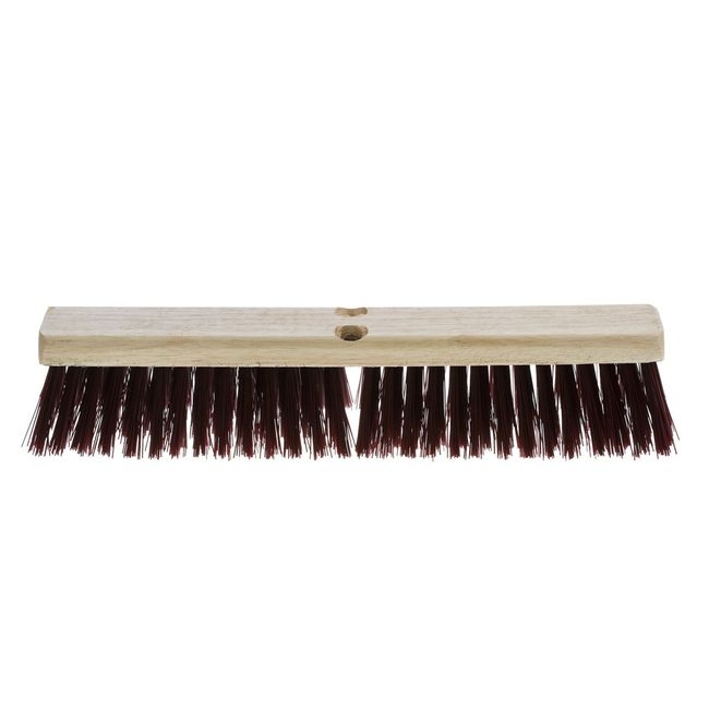 Synthetic Fibre Coarse Sweep Black Push Broom