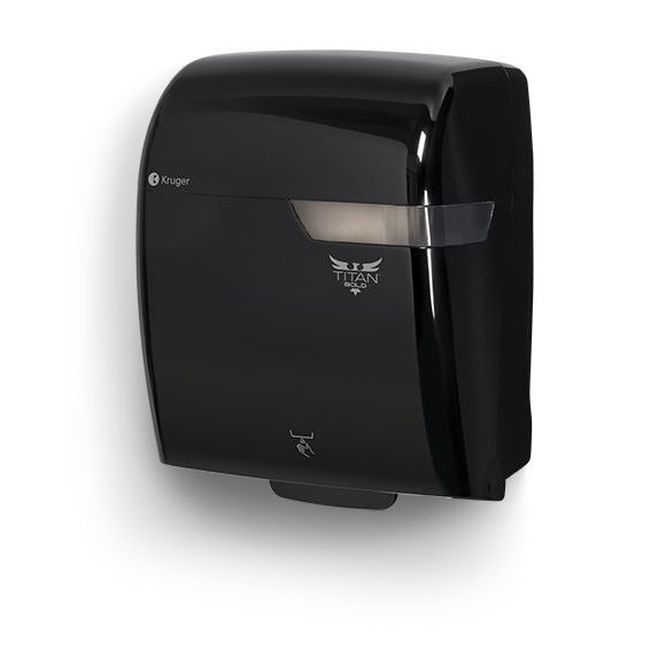 Standard Black Electronic Hybrid Roll Towel Dispenser