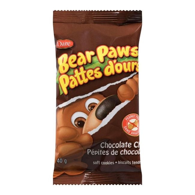 Bear Paws Chocolate Chip Cookies