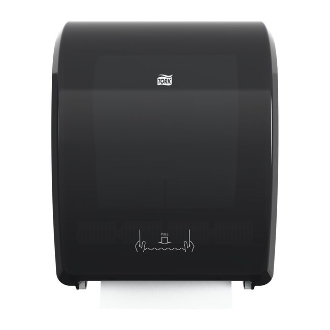 Polyethylene Black H80 Mechanical Paper Hand Towel Roll Dispenser