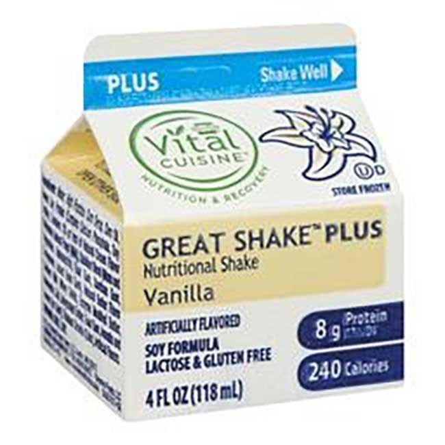 Plus Vanilla Soy Nutritional Shake