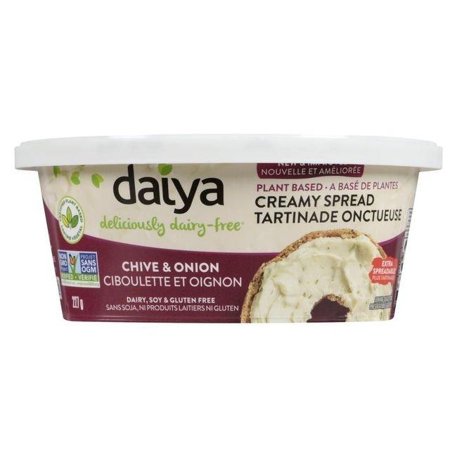 Dairy-Free Chive and Onion Cheese Style Spread