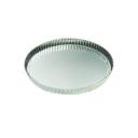 Tin Plate Round Fluted Tart Mold with Fixed Bottom
