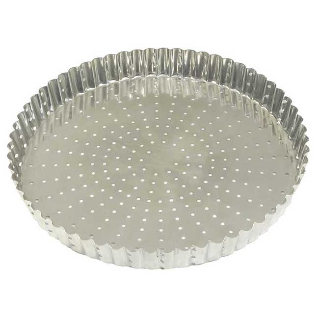 Tin Plate Perforated Fluted Tart Mold