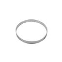 Stainless Steel Tart Ring with Rolled Edges