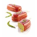 Steccoflex Silicone 2 Piece 6 Cavity Classic Ice Cream Pop Mold Set