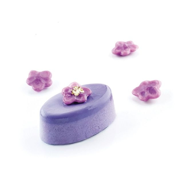 Black Silicone 63 Cavities Oval Mold