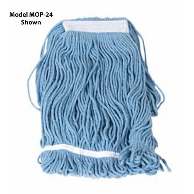 MOP-32 Blue Looped End Mop Head