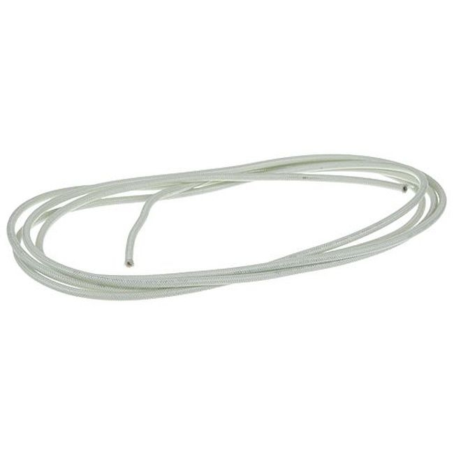 ALL2531409 White 10 Gauge 392°F High Temperature Wire, 10 ft