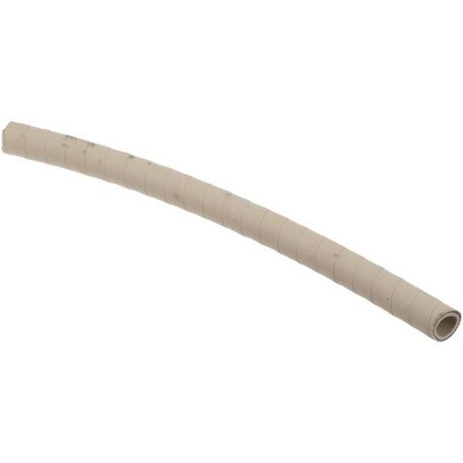 CLE08511 White Braided Silicone Hose, 3/4 in ID X 1 1/8 in OD