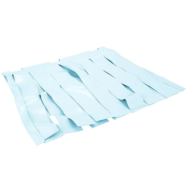 HOB919758 Blue Vinyl Dishwasher Curtain, 22.5 in Length x 20.5 in Width