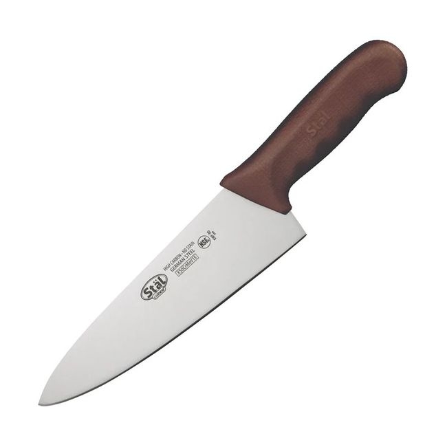 KWP-80N Stal Chef’s Knife with Brown Handle