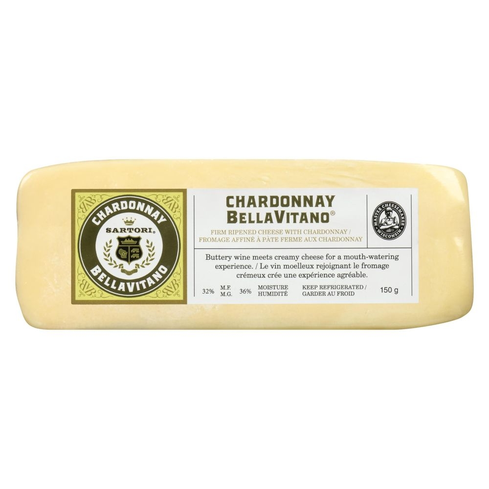 Chardonnay Bellavitano Cheese Wedge