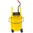 WaveBrake Yellow Down-Press Bucket and Wringer