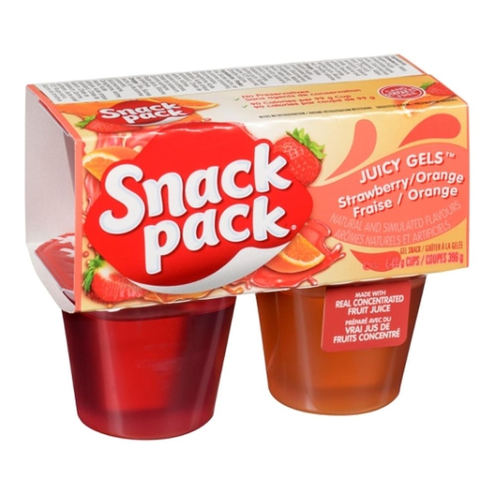 Strawberry/Orange Juicy Gels